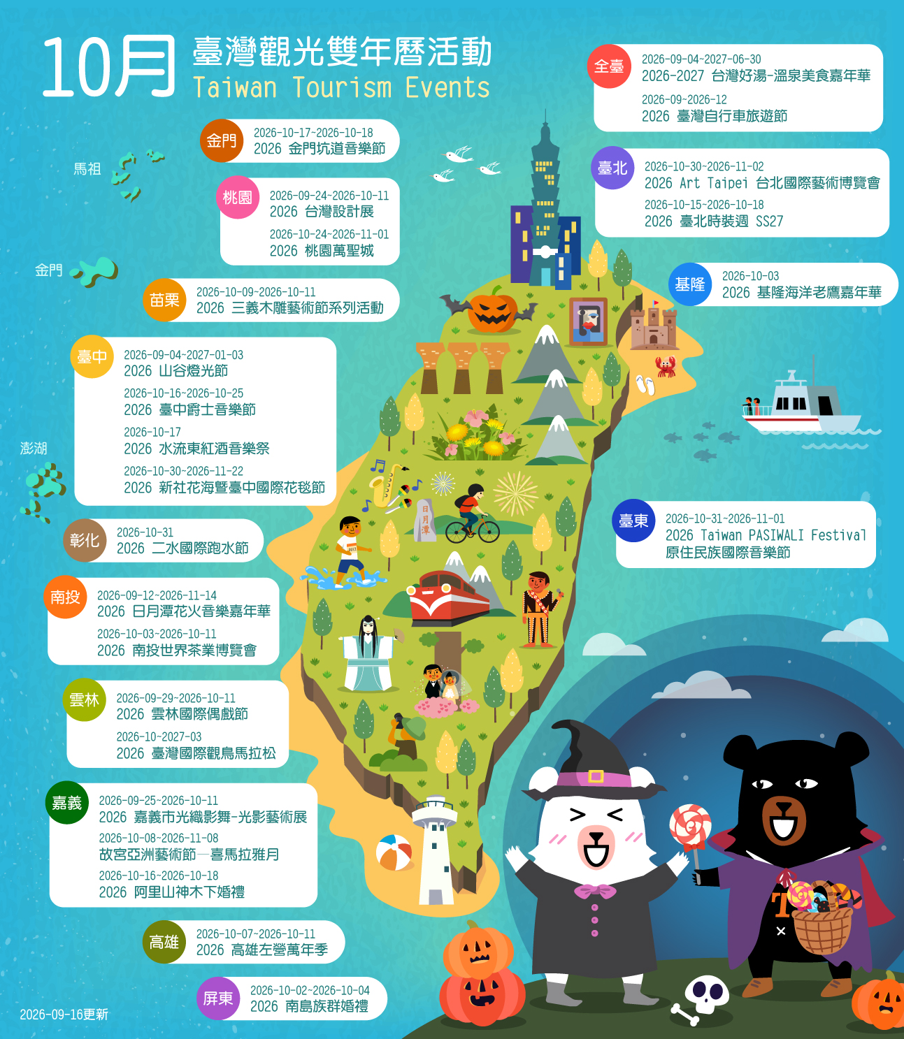2026年8月臺灣觀光活動